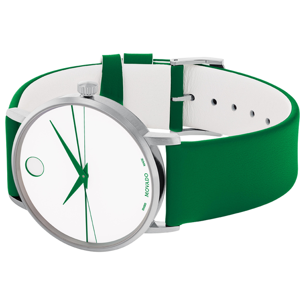 dong ho Carmen Herrera X Movado green white